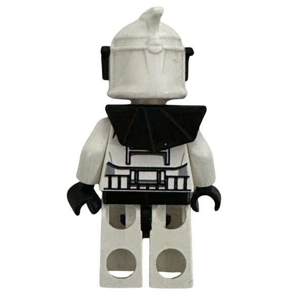 Lego Minifigure Star Wars Clone Trooper sw0286 Black Visor and Pauldron - Picture 2 of 2